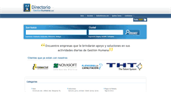 Desktop Screenshot of directoriogestionhumana.com
